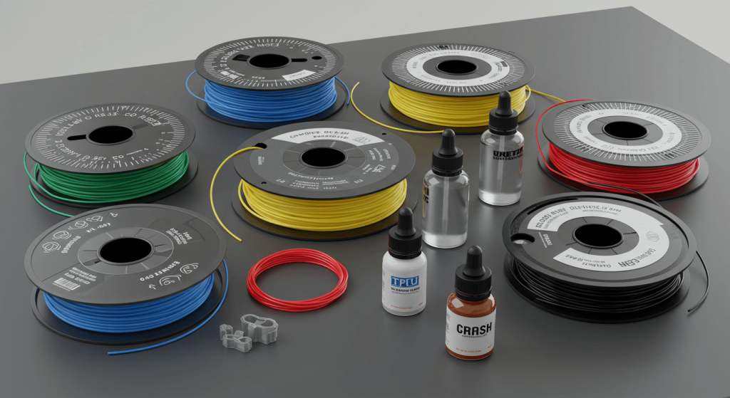 انواع مواد مورد استفاده برای پرینت سه بعدی