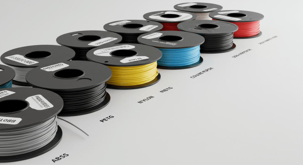 انواع پلاستیک‌های مورد استفاده در پرینت سه بعدی